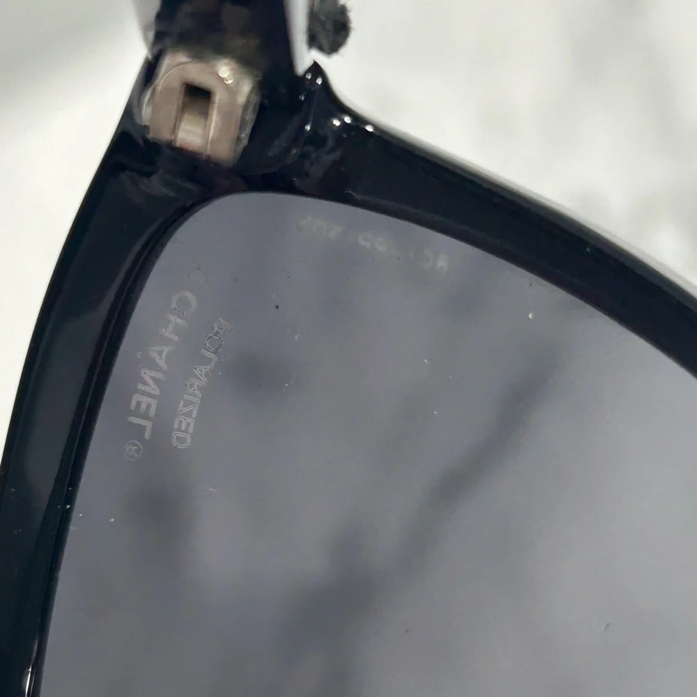 Authentic Chanel black cat eye sunglasses - Picture 5 of 7